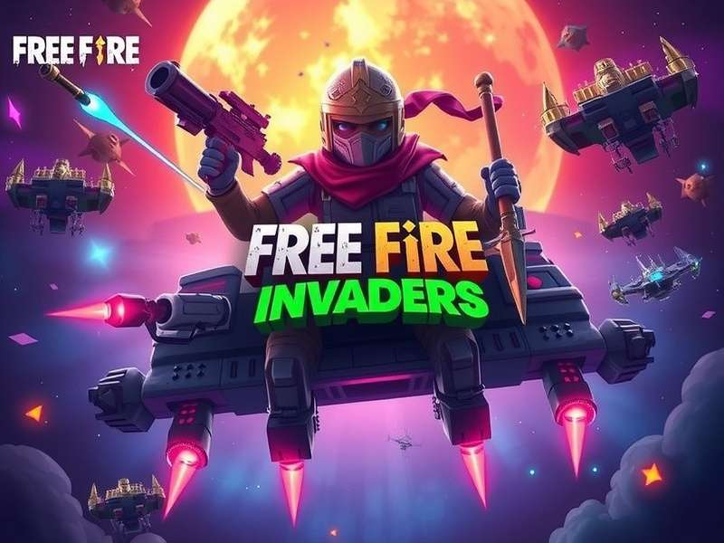 Free Fire Intrepid Invaders Game Banner